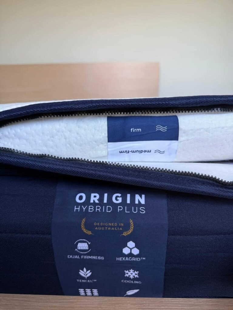 view of our own purchase testing origin hybrid king size mattress uk unboxing package arrival several weeks to months