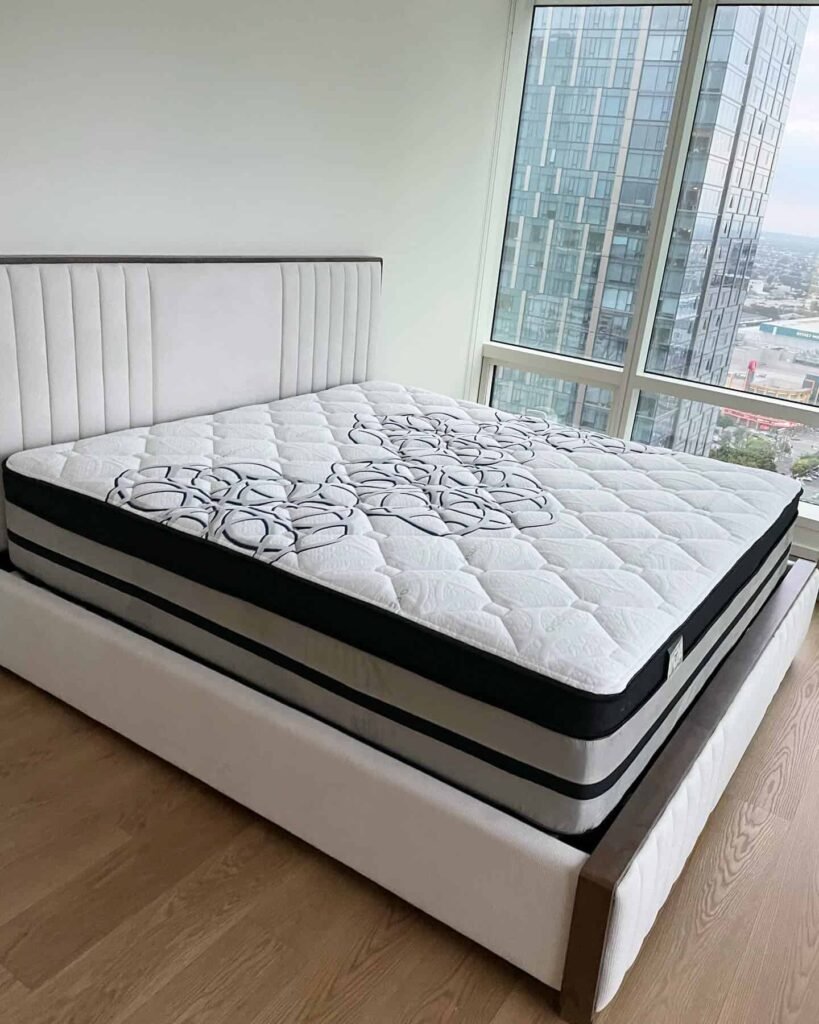 view of our own purchase testing sealy activsleep geltex pocket mattress extra firm mattress uk unboxing package arrival several weeks to months