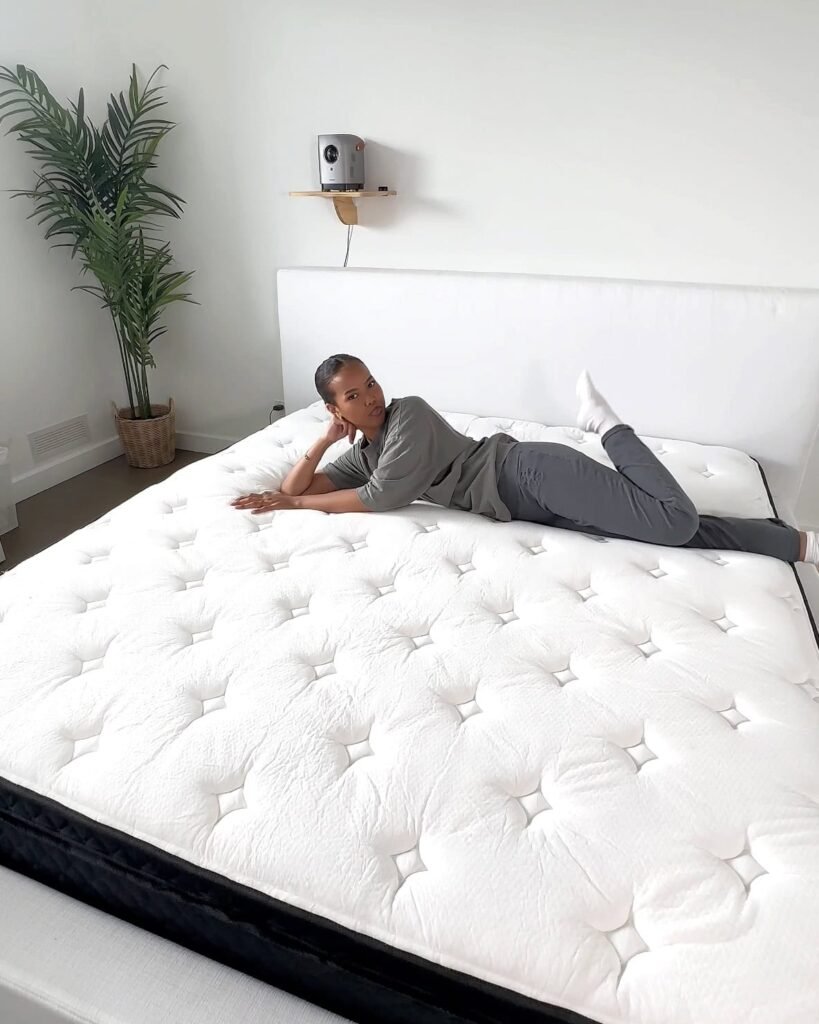 view of our own purchase testing simba hybrid luxe mattress for front sleepers uk unboxing package arrival several weeks to months
